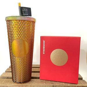 STARBUCKS 24 oz. Copper Bling Tumbler